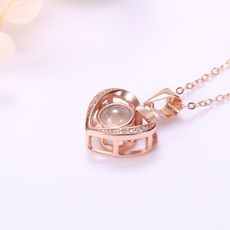 Custom Female Projection Necklace